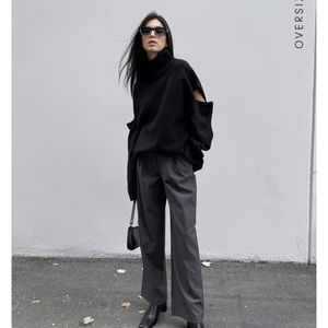 OAK+FORT Cutout Sweater